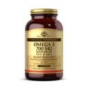 Solgar Double Strength Omega-3 700 mg, 120 Softgels - Fish Oil Supplement - Cardiovascular, Ortak & Hücre Sağlığı - Contains EPA & DHA Omega 3 Fatty Acids - Gluten Free - 120 Servisler
