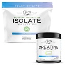 Kas Krebahe Kreatine Monohidrat - Unflavored 300g (x1) ve Isolate Whey Protein Tozu - Unflavored 5lb (x1) - Kas Recovery ve Performans Grafikleri