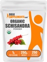 BulkSupplements.com Organik Schisandra Toz - Organik Schisandra Supplement, Schisandra Berry - Gluten Free - 1g per Service, 250g (8.8 oz) (Pazar 1)
