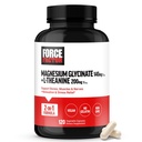 Kuvvet Faktörü Magnezyum + L-Theanine, Magnezyum Bisglycinate Supplement to Support Bones, Muscles, Nerves, Relaxation ve Mood, Vegan, No Gelatin, Non-GMO, 120 Sebze Capsules