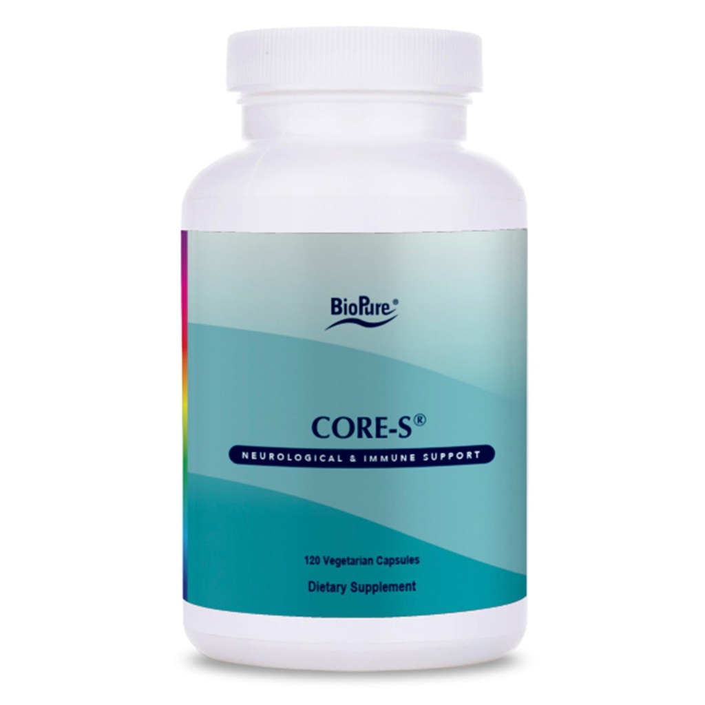 BioPure Core-S Mineral Supplement – Yüksek Biyo kullanılabilir Mineraller, Vitaminler, Amino Asitler ve Herbs Beslenme Bakımsını Desteklemek, Metabolism'i optimize etmek ve genel olarak Well-Being – 120 Capsules