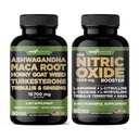 Gade Beslenme Ashwagandha with Maca Root, Horny Goat Weed, Turkesterone, Tribulus Terrestris, Panax Reality + Nitrik Membran Uyarısı - Enerji için Paket, Vitality, Performans, Pump