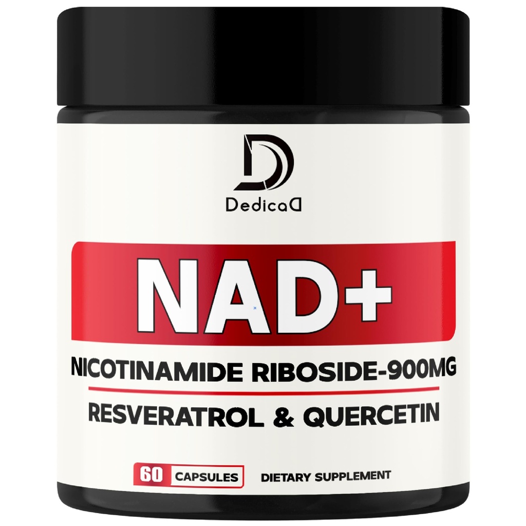 Nicotinamid Riboside ile NAD Supplement, Trans-Resveratrol, Quercetin - Hücre Enerji ve Onarım, Yaşam, Sağlıklı Ağlama - 60 Kont
