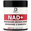 Nicotinamid Riboside ile NAD Supplement, Trans-Resveratrol, Quercetin - Hücre Enerji ve Onarım, Yaşam, Sağlıklı Ağlama - 60 Kont