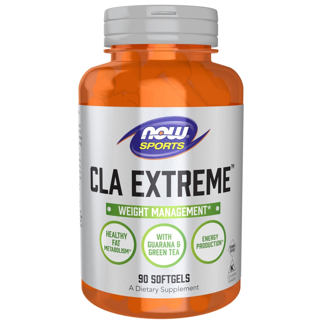 Now Foods CLA Extreme with Guarana and Green Tea Soft Gels - 90 Count