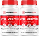 (2 Pack) Denge Akışı Glyco Optimizer, Balance Flow, Balance Flow Glycol Optimizer Supplement, BalanceFlow Support Capsules, Balance Blood Support Advanced Formula, 60 Capsules için 2 Ay Boyunca Gelişmiş Formula, 60 Capsules