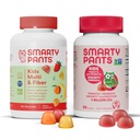 SmartyPants Kids Multivitamin Fiber Supplement Gummies and Probiyotik Immunity Sche: Omega 3 Fish Oil (EPA/DHA), Vitamin D3, C, B12, B6, Digestive & Immune Support Supplement (30 Day Supply)