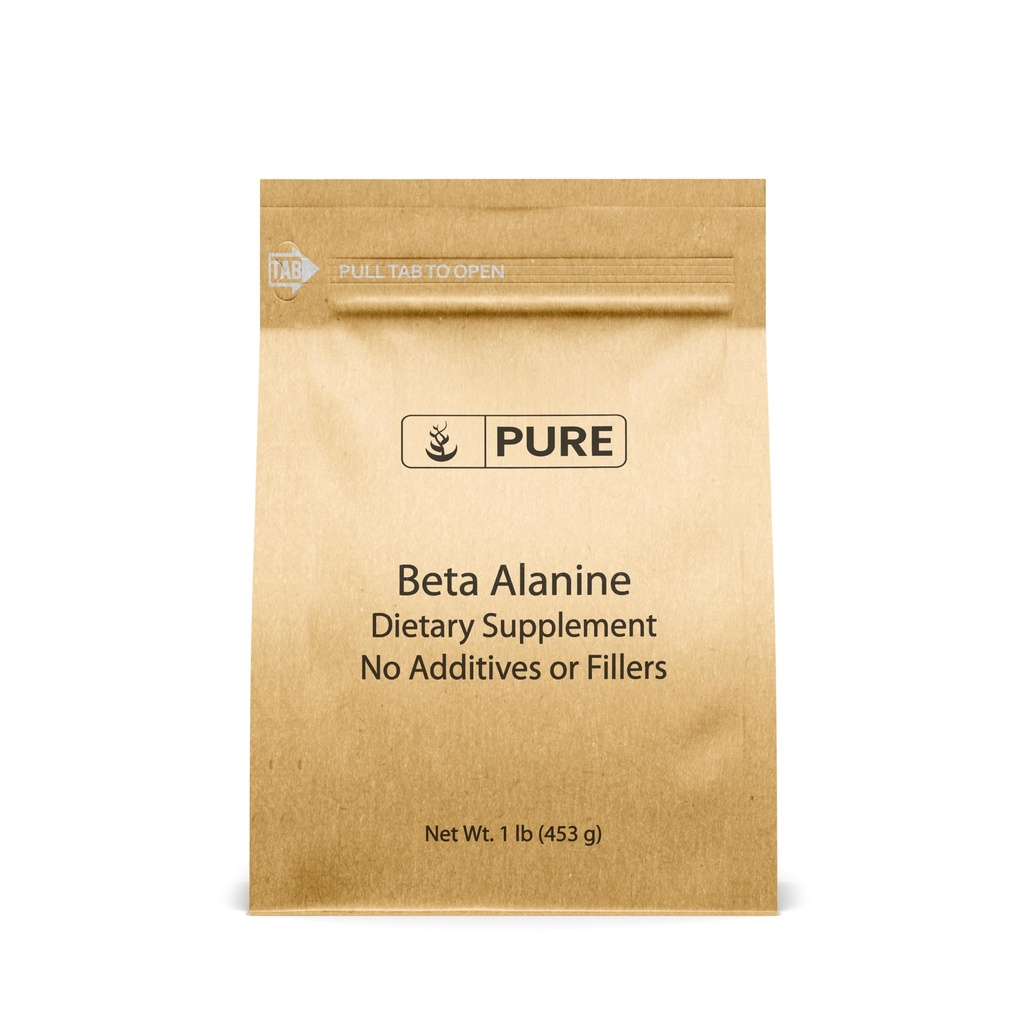 Pure Original Ingredients Beta Alanine Powder (1lb) Non-GMO, Non-Essential Amino Acid
