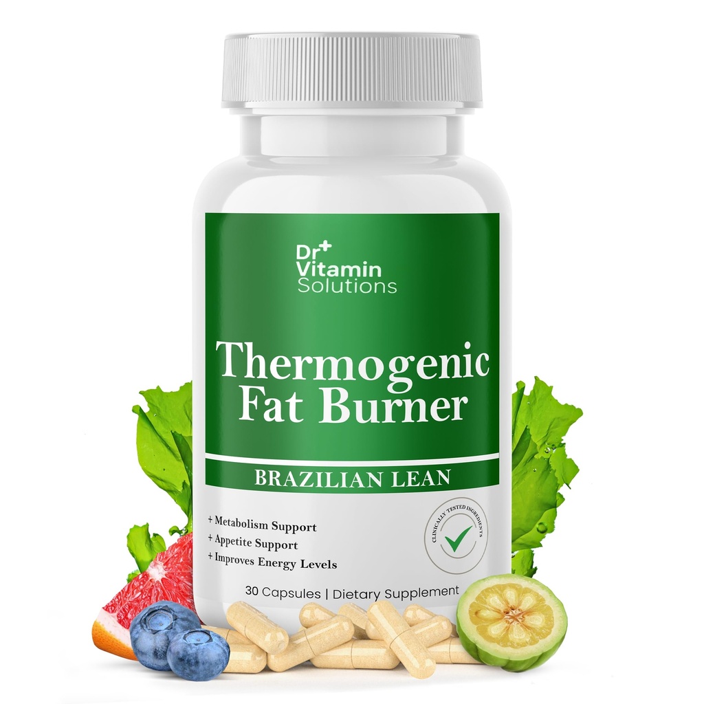 Kadınlar ve Erkekler için termojenik Fat Burner - Brezilyalı Lean Diyet Pills | Appetite Suppressant & Metabolism ATM w/Green Tea, Garcinia, ACV | Belly Fat, Energy & Bloating Support, Non-GMO, Made in USA
