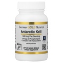 California Gold Nutrition Antarctic Krill Oil, 500 mg Omega-3 Phospholipids with Naturally Occurring Astaxanthin, Natural Strawberry & Lemon Flavor, Non GMO, 500 mg, 30 Fish Gelatin Softgels