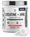 SteelFit Tinatine HMB Toz - 5gpure Kreatin Monohidrat Toz, 3g myHMB & 1000 IU Vitamin D - Workout Supplement Supports Muscle growth, Strength, Recovery & Energy - Unflavored, 30 Servisler