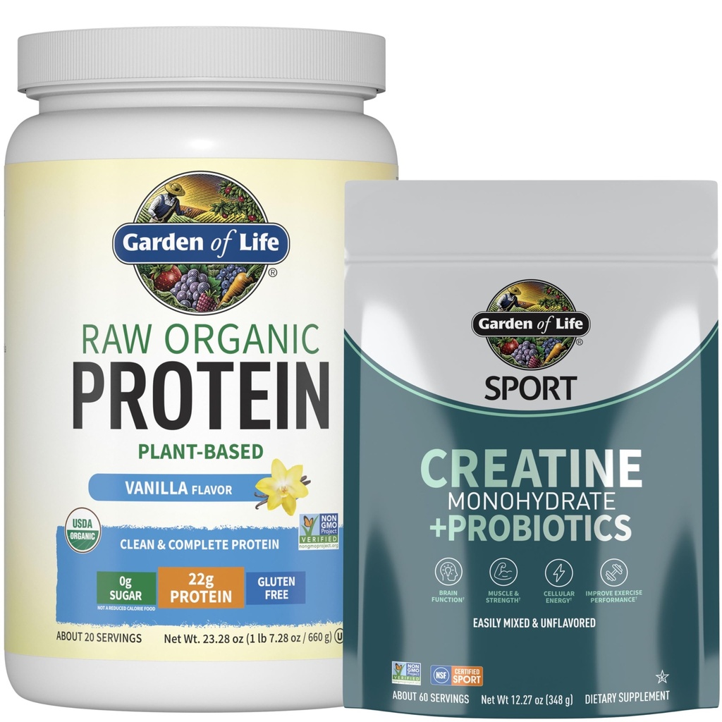 Life protein & Kretine Sche – Vegan Vanilla proteini Toz 20 BCAAs, Probiyotiks & Enzymes + Kre, Güçlü ve Performans için 60 Hizmet