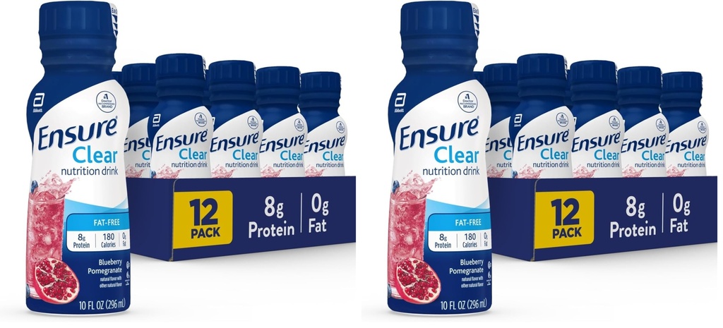 Sıvı Clear Beslenme İçgörü, 0g yağ, 8g protein, Blueberry Pomegranate, Şişe, ücretsiz gluten, 10 Fl Oz (24 paketi)