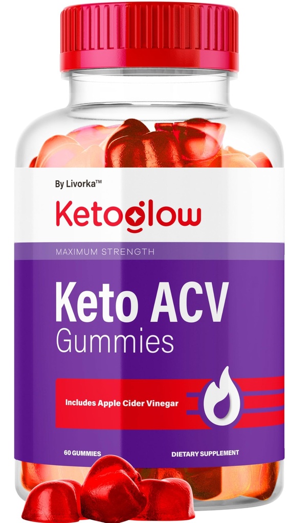 KetoGlow Keto ACV Gummies - Resmi DW Glow Gummies ACV Premium All Natural Gummys 1050 mg, Keto Glow Apple Cider Vinegar Advanced Formula, KetoGlow Support Review, 60 Gummies for 1 Moon