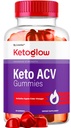 KetoGlow Keto ACV Gummies - Resmi DW Glow Gummies ACV Premium All Natural Gummys 1050 mg, Keto Glow Apple Cider Vinegar Advanced Formula, KetoGlow Support Review, 60 Gummies for 1 Moon
