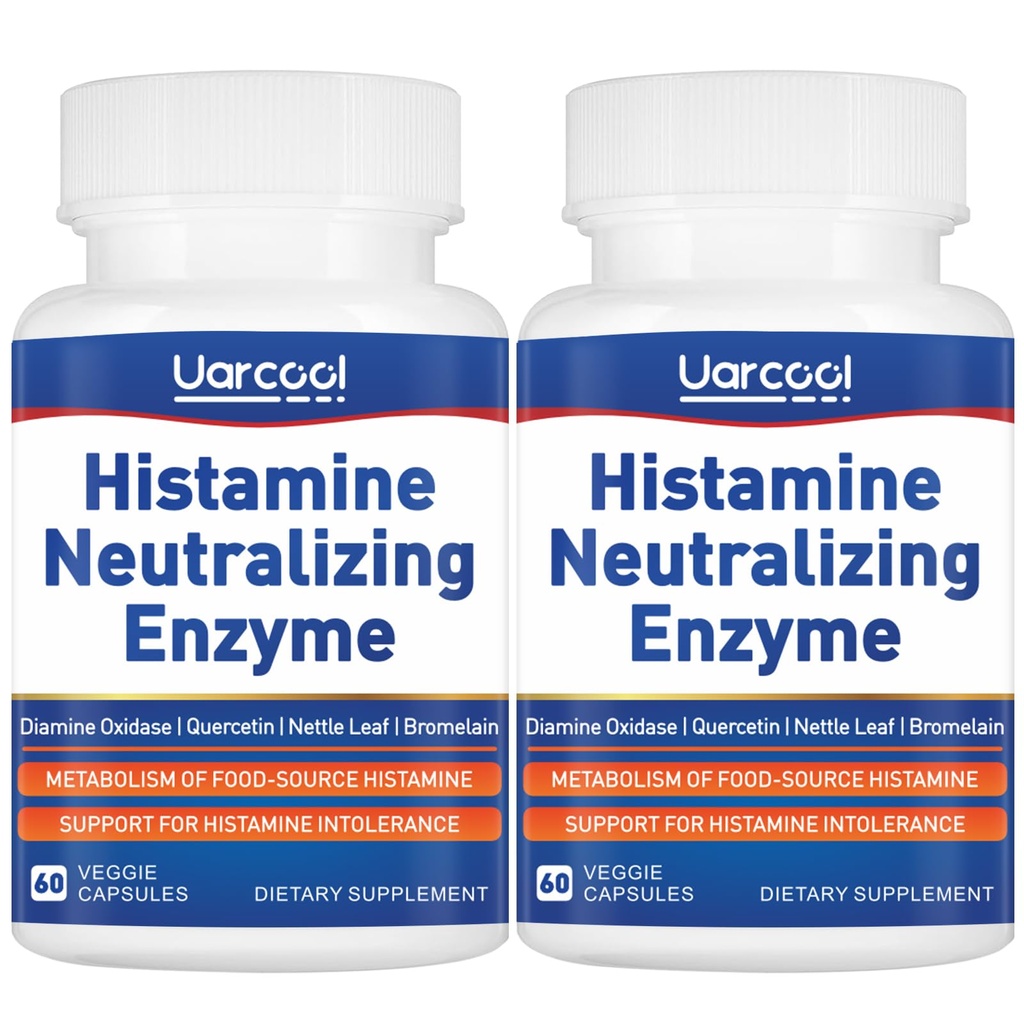 DAO Enzyme Supplement Histamine Diamine Oxidase Supplement for Smooth Digestion - Made in USA - 60 Softgels (2 Şişeler)