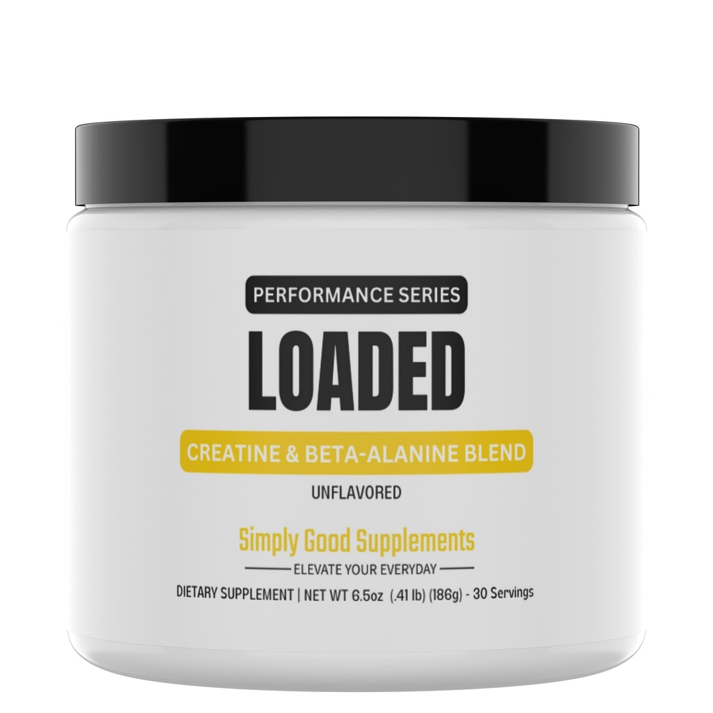 Tamamlanan Kretine & Beta-Alanine Toz – 3200 mg Beta-Alanine ve 3000 mg Kretine Monohidrat – Güç, Güç ve Endurance – Daily Muscle Performance Support Supplement – 30 Hizmet