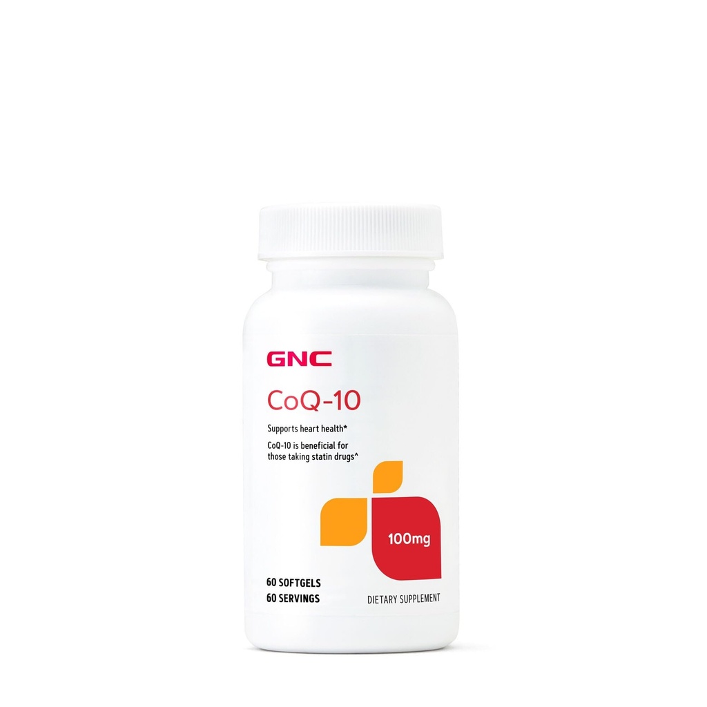 GNC CoQ10 100 mg Supplement, Destekler Kalp Sağlığı, 60 Hizmetler