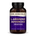 Dr. Mercola L-Arginine Advanced, 30 Hizmet (90 Capsules), 1000 mg Per Servis, Diyet Tamam, Destekler Enerji Üretimi, Non-GMO