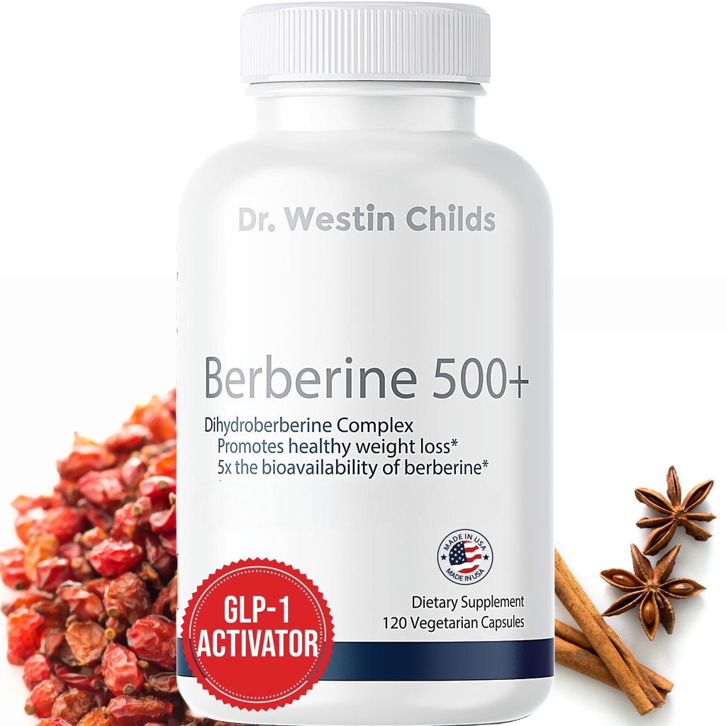 Dr. Westin Childs Dihidrberine Supplement 200 mg for Women & Men, Cardiovascular, Gut, Thyroid, & Immune Support with Alfa Lipoic Acid - May be 5X More Than Berberine HCL | 60 Ct