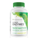 Youngevity Ultimate Enzymes® - Multi Enzymes for Digestion, Gas & Bloating Relief - Betaine HCl, Ox Bile, Pancreatine 10X, Papain 6M, Pepsin 1:3000 (120 Capsules)