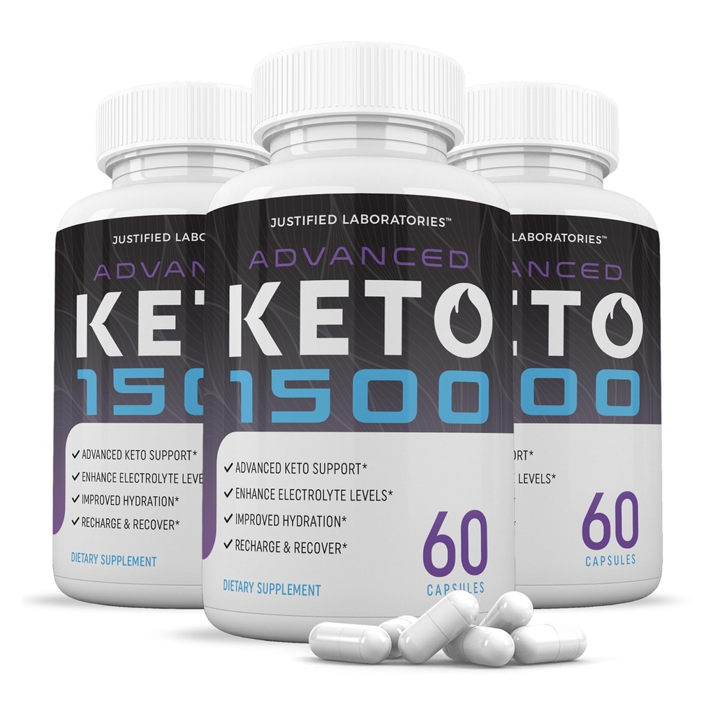 (3 Pack) Gelişmiş Keto 1500 Keto Pills 1275MG Yeni & Geliştirilmiş Formula Contains Apple Cider Vinegar Ekstra Virgin Zeytinyağı Toz Yeşil Çay Broşür 180 Capsules