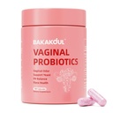 BAKAKOUL Vaginal Probiyotik with Prebiyotiks & Lactobacillus Probiyotik piyon Kadınlar için pH Dengesi,Vaginal Health Supplement,Reduce Vaginal Odor & Vaginal Flora,100 Kont (kıs 1)