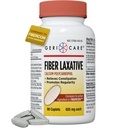 GeriCare Fiber Laxative - Kadınlar ve Erkekler için 625 mguba Polycarbofili Fiber Supplement - Constipation ve Hemorrhoids - Çözülemeyen Fiber Capsules (90)
