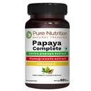 Saf Beslenme Papaya Tamam - 60 Veg Capsules (Depres Immunity & Digestion) Her Kapsül 500 mg Carica Papaya Meyvesi ve Leaf Ekstraksiyonu. Non-GMO | Gluten-Free