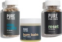 Erkekler için Saf Hazır Fiber (120 Kont), Bum Balm & reset (30 Count)