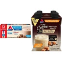 Atkins Milk Chocolate and Cafe Caramel Protein Shake Bundle (12 + 12 Count)