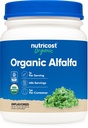 Nutricost Organik Alfalfa Toz 1LB - USDA sertifikalı% 100 Organik, Vejetaryen, Non-GMO, Gluten Free