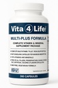 Vita4Life!® Bariatric Multivitamins Multi-Plus Formula | 483% Iron Support | 360 Fast-Absorbing Capsules | Tamam Vitamin B Kompleks for Gastrik Bypass & kol hastalar | ABD'de Yap