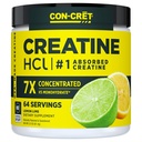CON-CRET Tinatine HCl Toz | Kas, Bilişsel, Hücre Enerji Desteği | Bloating or Cramps | USA Made & NSF Sertifikalı | Limon Lime (64 Hizmet)