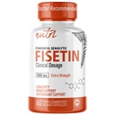 Nature's Fusions Nutri Fisetin 500 mg 60 Kont - Klinik Dosage - Fisetin Supplements - Güçlü Senolytic Activator, Antioksi ve Beyin Desteği - Doğal Polyols - 60 Kont