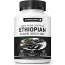 Ethiopian Black Seed Oil Capsules 4.64% Thymoquinone – Purely Nutrient Organic Cold Pressed Black Cumin Seed Oil Softgels, Non-GMO, Gluten-Free, 60 Softgels