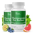Kadınlar ve Erkekler için termojenik Fat Burner - Kilo kaybı için Suppressant - Bloat Yardımı için Yeşil Çay Taklitleri - Metabolism Branson - 2 Paket