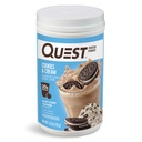 Quest Cinnamon Crunch & Cookies Cream Protein Powders, 20g Protein, 2g Net Carbs, 1g Sugar, 1.6 & 1.6 Pound