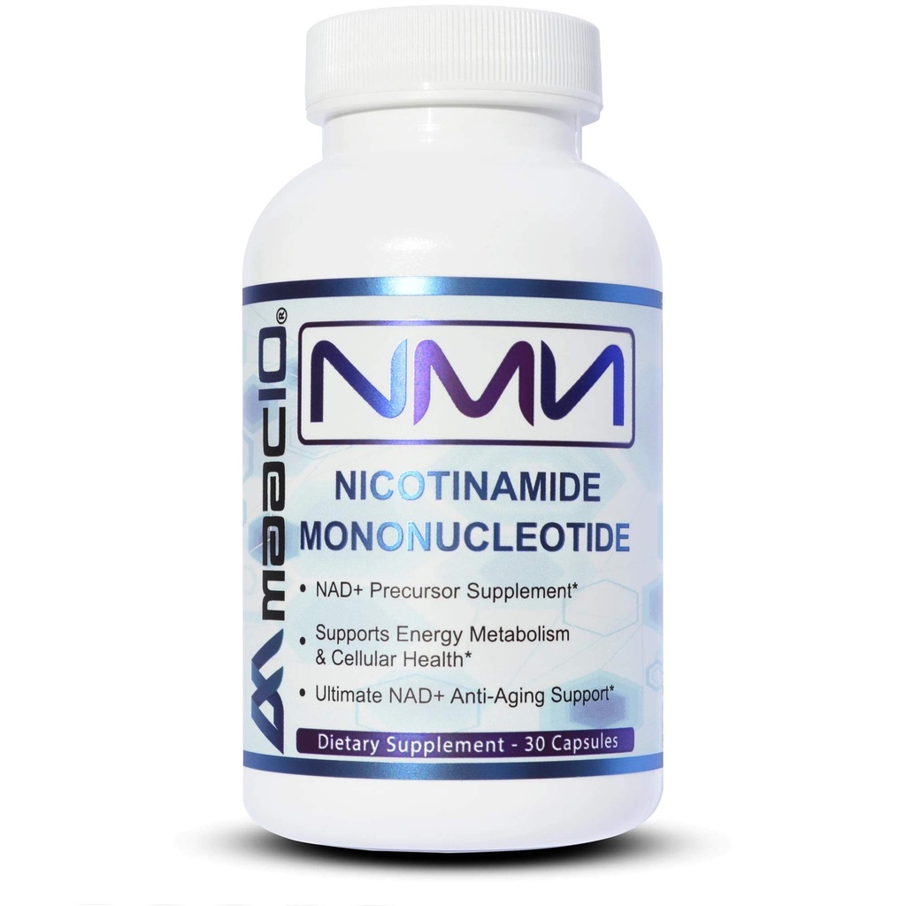 MAAC10 NMN 125mg 99% Pure Pharmaceutical Grade Supplement, 30 Capsules