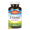 Carlson - E-Gems, 400 IU, Heart Health & Optimal Wellness, Antioksi, 200 yumuşak jel