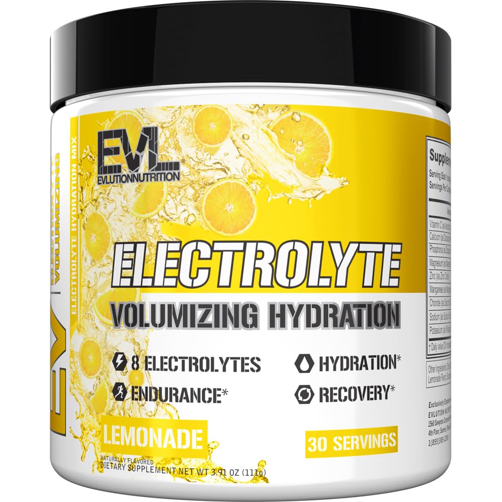 Ultimate Electrolytes Toz Hydration Drink - Quick Replenishing Hydration Toz İçecek Mix with 8 Key Electrolytes and Antioksis - Vegan Gluten Free Keto Friendly Assembly (Lemonade)