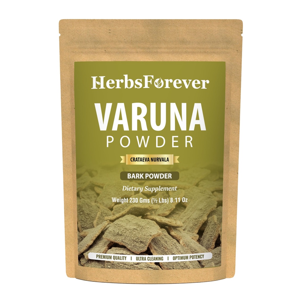 Herbsforever Organic Varuna Crataeva Nurvala Toz 230g Non-GMO, Bladder ve Kidney Function Desteği için Vegan Ekstraksiyon, Doğal Denge ve Sağlık Sağlığını Teşvik Ediyor