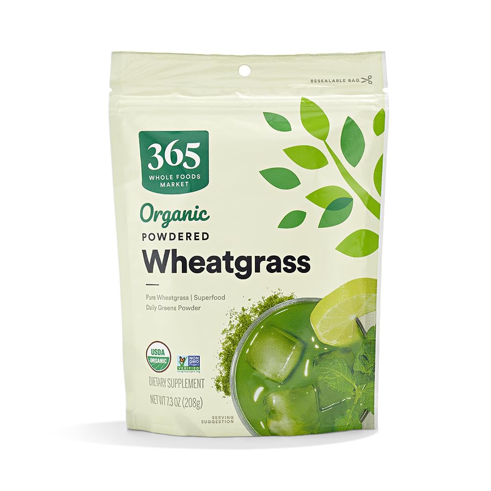 365 by Whole Foods Market, Organic Wheatgrass Powder, 7.3 Ounce