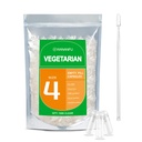 wananfu Boyutu 4 Boş Capsules Vegetarian (500 Count) Sche with 2 Micro Lab Spoons, Clear Fillable Veggie Pill Capsules Boyutu 4 Kendi Tamamlarınızı Yapmak için 4