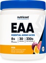 Nutricost EAA Toz 30 Hizmet - Tutku Meyvesi, Orange, ve Guava (POG) - Essential Amino Asit - Non-GMO, Gluten Free, Vegetarian Friendly Friendly Friendly Friendly