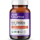 Yeni Bölüm Kalsiyum Tamamı - Bone Strength Organicuba with, Magnezyum D3+K2, Bone Health için 70+ Trace Minerals, Gluten Free, Easy to Swallow Slim Tabletleri - 180 Count Count