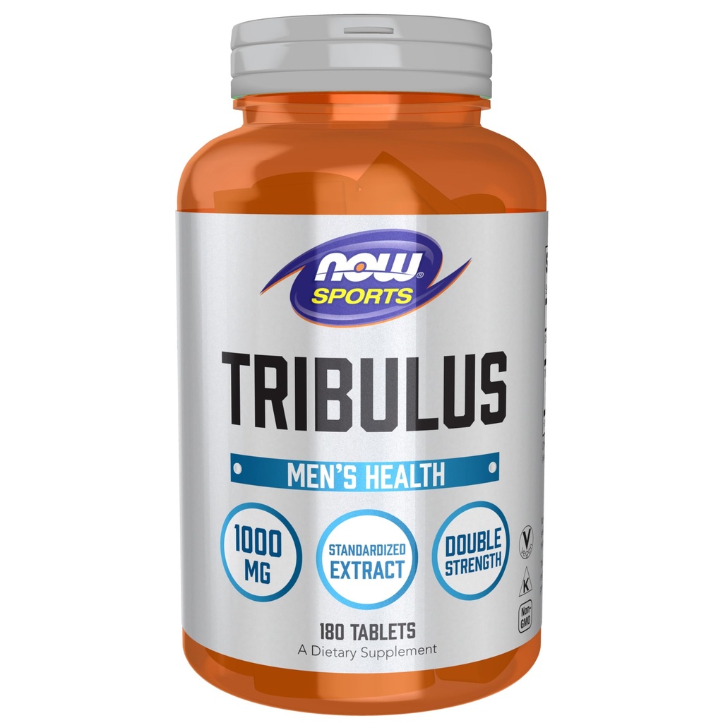 Şimdi Gıdalar Spor Beslenme, Tribulus (Tribulus terrestris) 1000 mg, Double Strength, Erkeklerin Sağlığı, 180 Tablet
