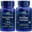Life Extension testosteron Elite, 30 Vegetarian Capsules | Ultra Prostate Formula, 60 yumuşakgels | Sağlıklı Prostate, testosteron Production Support, Mens for Men