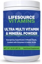Hayat Kaynakları Vitaminleri Ultra Çok Vitamin & Mineral Toz - Tüm Gıda Esaslı - 30 Günlük Tedarik