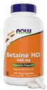 Şimdi Betaine HCl 648 mg 240 Veg Capsules (Pack of 2) - Digestive Enzymes Supplement - Protein Digestion Support Support Support için Pepsin Protease ile gelişmiş